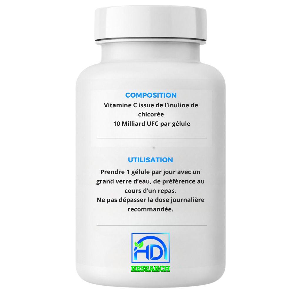 Probiotiques + vitamine C+ inuline de Chicorée