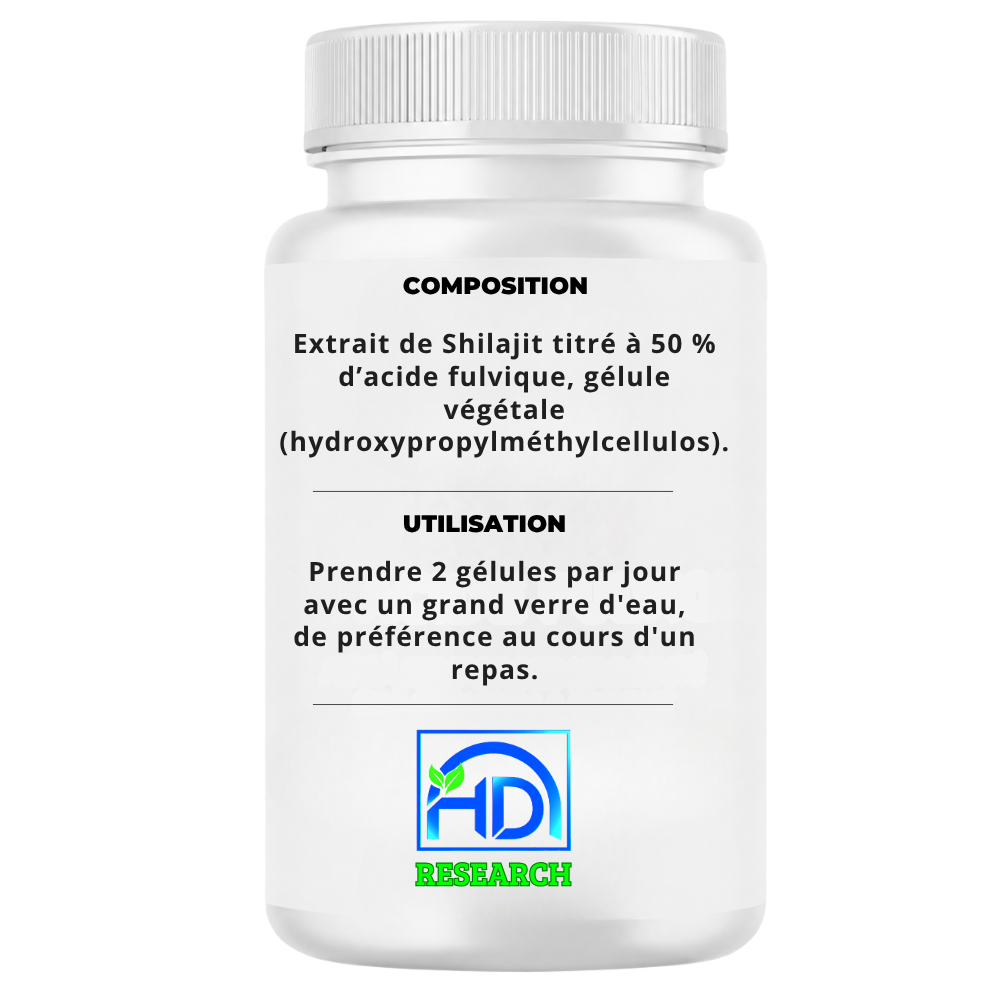 Shilajit 50% d’acide fulvique