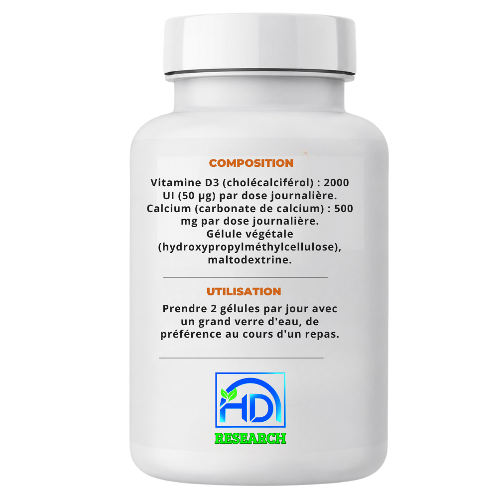 Vitamine D 2000 UI + Calcium