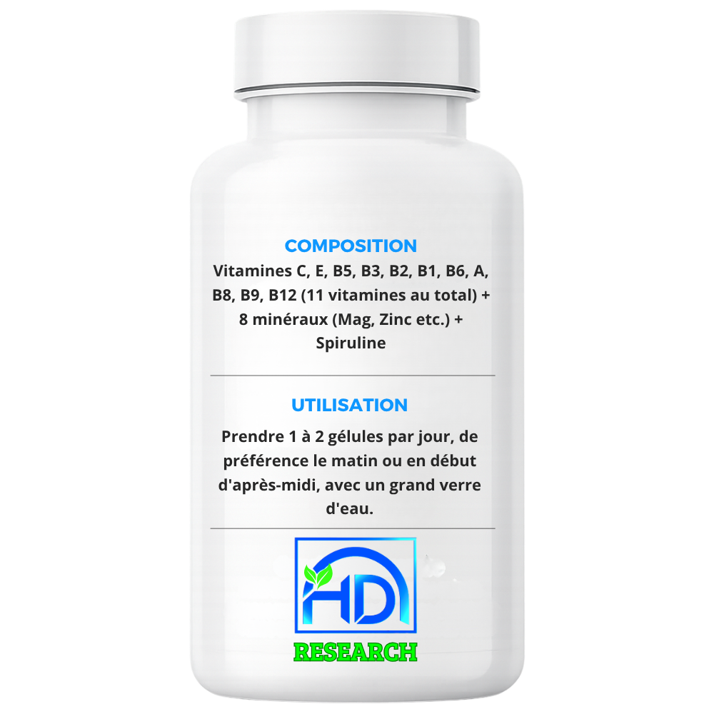 Complexe Vitamines + Minéraux+ Spiruline